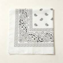 Unisex Paisley Print Bandana Hip Hop Style Multi Function Scarf Shawl Head Wrap For Festival Travel Party Concert - Multicolor - View 17