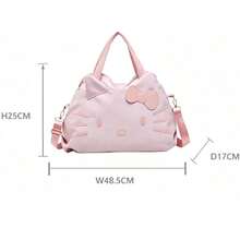 SANRIO 1pc Large Capacity Kitty Travel Bag, New Fashion Versatile Shoulder Bag, Outdoor Casual Handbag - Multicolor - View 11