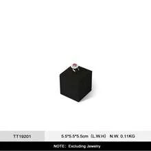 Oirlv Set Pajangan Perhiasan Hitam, Lemari Pajangan Toko, Perlengkapan Pajangan untuk Kalung, Patung, Jam Tangan, Cincin, Anting, Gelang, Rak Dekorasi - Hitam - View 11