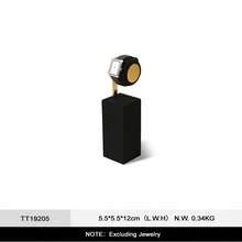 Oirlv Set Pajangan Perhiasan Hitam, Lemari Pajangan Toko, Perlengkapan Pajangan untuk Kalung, Patung, Jam Tangan, Cincin, Anting, Gelang, Rak Dekorasi - Hitam - View 15