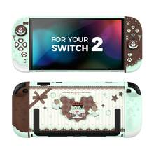 IINE Cute Protective Case For Switch 2 (2025), Silicone Joypad Cover, Hard PC Shell Cover, With Joystick Caps, Mint Choco Bear, Lightweight Full Protection With Precise Cutouts - View 10