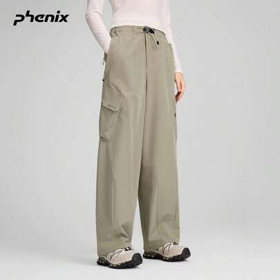 +Phenix Phoenix ALK Women's Loose Outdoor Casual Pants, Windproof Long Sports Pants For Camping And Outdoor Activities