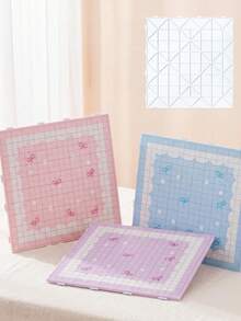 1件特大號 120/104/52 顆方型透明白色與彩色 Perler 珠子模板板，附刻度，適用於 2.6mm 珠子，Perler 珠子 DIY 工具組，珠飾製作材料，生日禮物與節日派對小禮，萬聖節，紫色藍色粉色 - 混合款 - 查看 8