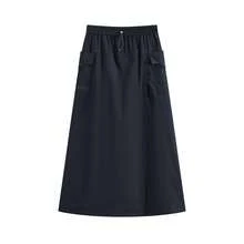 Phenix ALK Women's Outdoor Skirt 2025FW New Spring/Autumn Loose Windproof Waterproof Skirt - Black - View 1