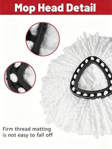1pc Replacement Mop Head, Compatible With O-Cedar/Easywring Spin Mop, Washable Microfiber Mop Cloth, Suitable For Wet And Dry Cleaning And Dusting, Cleaning Tool - Multicolor - View 8