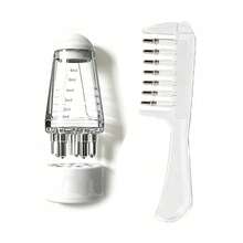 2pcs Professional Hair Oil & Dye Application Comb Set, 5-Prong Application Comb, Wide-Tooth Oil Dispensing Comb, Precision Metal Teeth Design, Ensures Even Oil & Color Distribution, Ergonomic Handle, Suitable For Home & Salon DIY Use, Hair Dyeing Tools, Hair Accessories, Hair Care Products - Ivory - View 14