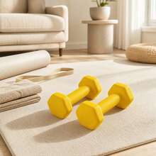 SONGMICS Strength Training Dumbbell Rack - Yellow - View 4