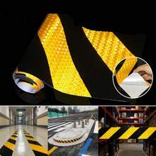 Pita Reflektif Perekat Mandiri Tugas Berat PVC Tahan Air Pita Reflektif Penanda Jalan Cocok Untuk Truk, Mobil, Trailer, Sepeda, Helm, Pakaian Serbaguna (5cm*3m) - MultiWarna - View 17