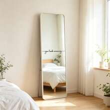 Pegatina de pared de vinilo "Te ves increíble", letras negras escritas a mano, calcomanía de pared removible e impermeable para dormitorio, sala de estar, arte decorativo - Negro - Ver 4