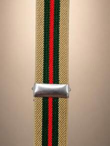 2.5cm High Elasticity Suspenders For Men - Champagne - View 5