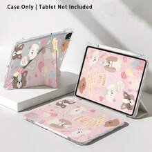 Funda protectora para tableta con soporte y efecto de pintura de patrón de perros lindos, pastel y globos, compatible con Honor 8/9/10/X8/X8A/X9/X8Pro/X9Pro, MatePad SE 11"/MatePad 11"/11.5", MatePad Pro, Apple 10th/11th Gen 2025 (A16), Galaxy Tab A7/A9 y otros modelos populares - Estilo 3 - Ver 8