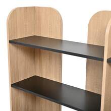 Bookcase 160 Cm High, Standing Shelf With 5 Tiers, Large Capacity, Open Shelf, Modern Bookcase For Living Room, Study, Office And Home Office, 135 X 25 X 160 Cm - Black - View 7