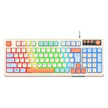 RAIKU Gaming Keyboard And Mouse Set, 3-Color Wired Illuminated Desktop 98-Key Multi-Color Keyboard, 6-Button Illuminated Mouse, Keyboard And Mouse Set - View 15
