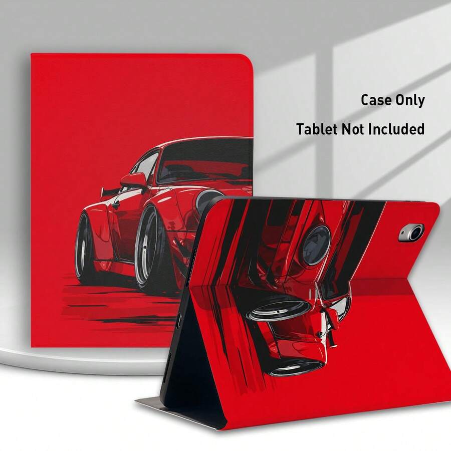 跑車 UV 印刷平面圖案,相容於 保護殼 /Matepad 11.5 2025/Matepad SE 11inch/Honor 平板保護殼/Honor9/10/X8A/ Pad SE 11inch(2023)/ Pad 2/ A9 等/ 11th Gen A16 保護殼 - 款式7 - 查看 1