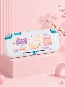 Xingji Switch2 (2025) 遊戲主機保護殼，Y2K 風格，卡通像素貓插圖圖案，適用於 Switch NS/Switch OLED/Switch Lite，TPU 軟殼，通用保護套，Switch 控制器保護殼，Switch 遊戲配件，適用於 遊戲控制器收納袋，防摔、防滑、防刮，美觀，家庭與朋友的最佳選擇 - 查看 20