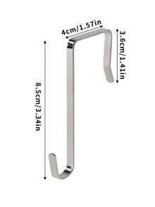 Cute Door Hook, Cartoon Cat Shaped Hanging Rack, No-Drill Metal Door Storage Rack, Suitable For Bedroom Storage - Multicolor - View 8