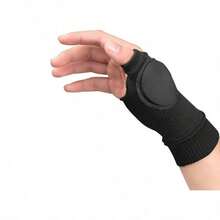 Thumb Compression Glove, Fingerless Design, With Gel Pad, Provides Joint Support, Breathable Wrist Protection Sleeve - Multicolor - View 7