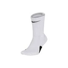Nike Sport Colorblock Comfortable Versatile Striped Print Breathable Terry Sole Crew Socks Unisex White 1 Pair - White - View 2