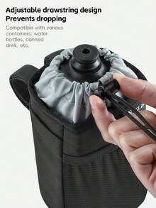 WEST BIKING Insulated Bicycle Water Bottle Bag 3 Point Secure Mounting Multi Functional Cycling Gear Storage Bag - Multicolor - View 5