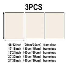 3pcs Canvas Wall Art Set, Frameless Waterproof Poster, Rabbit Ballet Dress Floral Print, Home Decor, Suitable For Kids Room Boys Girls Bedroom, Perfect Gift - Multicolor - View 7