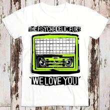 The  Furs We Love You Tee Top Vintage Unisex Ladies T Shirt 8282 - 白色 - 查看 1