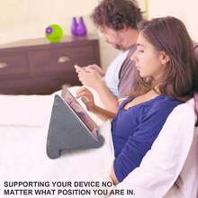 Bantal Penyangga Baca Tablet Multifungsi, Penyangga Tempat Tidur Busa Kepadatan Tinggi dan Elastisitas Tinggi, Bantal Sandaran yang Dapat Diatur Sudutnya, Desain Kantong Penyimpanan Samping, Cocok untuk Tablet, E-Book, Menonton Film, Membaca, Penyangga Laptop Portabel, Aksesori Elektronik Santai Rumah yang Indah - Berbagai gaya - View 3