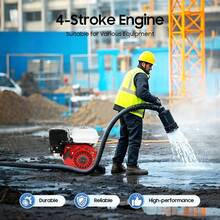 7.5HP 4-Stroke Gasoline Engine Air-Cooled 20mm Crankshaft Transistor Ignition - Default - View 2
