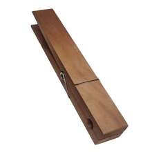 Large Wooden Clothes Pins Durable Rust-Resistant Towel Underwear Clothes Pegs Practical Home Supplies - Brown - View 8