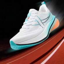 XTEP 360X2.0 LITE Men's Running Shoes, Breathable Lightweight Elastic Training Sneakers - White/Sky Blue - View 2