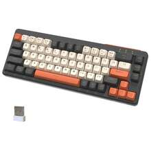 ATTACK SHARK FreeWolf M68 67-Key Tri-Mode Wireless Gaming Keyboard PBT Keycaps Rainbow Backlit Silent Ergonomic Keyboard - View 9