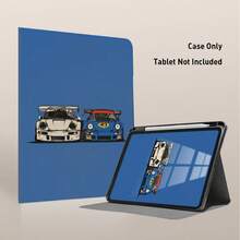 跑車 UV 列印平面圖案保護殼，適用於 / MatePad 11.5 2025 / MatePad SE 11 吋 / Honor 平板保護殼 / Honor 9 / 10 / X8A / Pad SE 11 吋 (2023) / Pad 2 / A9 及更多 / 11 代 A16 保護殼 - 款式8 - 查看 4