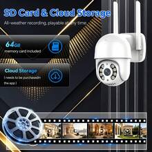 [高清夜视] 360° 旋转无线安全摄像头，1080P 双向音频 + AI 人体检测，家庭/企业室内/室外防水监控 - 白色 - 查看 11