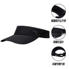 Anta Hollow Top Outdoor Quick-Dry Breathable Sun Protection Hat For Running, Marathon, Badminton, Tennis, Sports - Basic Black 1 - View 3