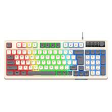 RAIKU Gaming Keyboard And Mouse Set, 3-Color Wired Illuminated Desktop 98-Key Multi-Color Keyboard, 6-Button Illuminated Mouse, Keyboard And Mouse Set - View 13