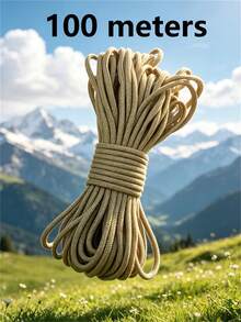 Cuerda de rescate multiusos para exteriores con núcleo de 7 hilos, camuflaje multicolor, 5/10/50/100m/pieza, cuerda de escalada, línea de vida de emergencia para tienda de campaña, cuerda de tracción de paracaídas, cuerda para tejer pulseras, cuerda colgante, camping, picnic, tendedero, cuerda para mascotas, cuerda DIY duradera - Paracord - Ver 34