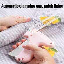 1SET Quilt Holder, Clothes Microsewing Gun + Glow-In-The-Dark Buttons 50 + Adhesive Needles 660, Sheet Quilt Cover Anti-Slip, Mini Sewing Machine Attaches Buttons To Clothes Instantly, Polypropylene Material Easy To Wash - View 4