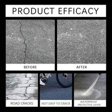 Daily Crack Filler, Floor Patching Agent, Elastic Anti-Crack, Heat-Resistant, Cold-Resistant, Sealing, Waterproof Crack Material, Effectively Fills Cracks In Concrete, Asphalt And Brick Structures, Easy To Use, Portable, Household Essential - A - View 9
