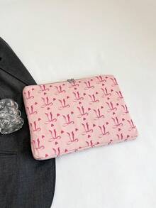Laptop Case Solid Color Minimalist Luxury Multi-Size Laptop Tablet Storage Bag Computer Bag - Pink - View 6