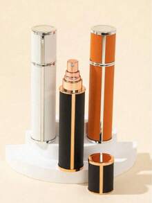 3/1pc 10ml Portable Refillable Perfume Spray Bottle, Leather Shell With Glass Inner Liner, Compact And Portable, Suitable For Vacation, Back To School, Business Trip And Other Occasions, 1 Set (1/3 Shell + 1/3 Inner Liner) - Multicolor - View 5