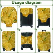 1PC, Flat Print Design, Print Design - No Texture, Only Accessories Sold, Luggage Cover, Does Not Include The Luggage Shown In The Image, Suitable For 20 To 30 Inch Luggage, Made Of Thickened High-Quality Fabric, Essential Accessory For Your Travel And Checked Luggage. - Multicolor - View 3