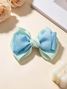 6PCS Multi-Color Multi-Layer Bow Hair Clips, 6 Colors Combination, Suitable For Daily Wear, Perfect Gift Choice - Multicolor - View 9