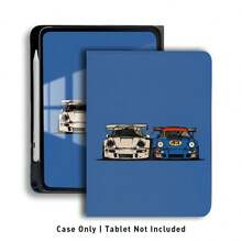 跑車 UV 列印平面圖案保護殼，適用於 / MatePad 11.5 2025 / MatePad SE 11 吋 / Honor 平板保護殼 / Honor 9 / 10 / X8A / Pad SE 11 吋 (2023) / Pad 2 / A9 及更多 / 11 代 A16 保護殼 - 款式8 - 查看 3