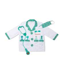 Melissa & Doug Doctor Role Play Costume Set, Pretend Play Dress Up Set (8 Pieces), Includes Stethoscope, Coat And Accessories, Suitable For Children 3 Years And Up - Doctor Costume - View 2