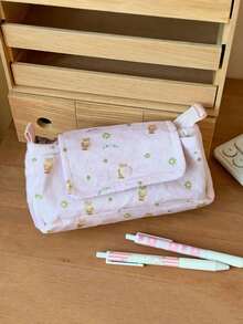 Cute Star Pattern Multi-Compartment Storage Bag, Women's Makeup Bag, Student Pencil Case, Skincare Bag, Multi-Function Storage Bag, Hairbrush Box, Sanitary Pad Bag, Travel, Handbag, Wallet, - Multicolor - View 9