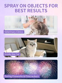 GJYC PET Pheromone Cat Calming Spray, Relieves Stress, Reduces Scratching And Marking Behavior, Suitable For Travel, Vet Visits And New Environment Calming Support - Multicolor - View 7