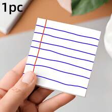 2 Packs Sticky Notes, Self-Adhesive Memo Pads, Total 100 Sheets, Notebook Style Notepad, Removable Adhesive Sticky Notes, For Stu, First Day Of School - Multicolor - View 12