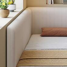 Sofa Bed Frame Beige 199 X 101 X 82.5 Cm - Beige - View 11
