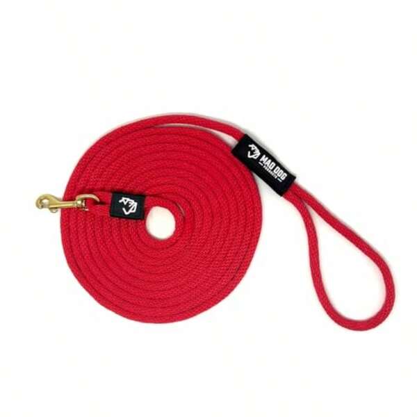 Long Line Dog Leash With Clip - Signature Rope - Made In USA By