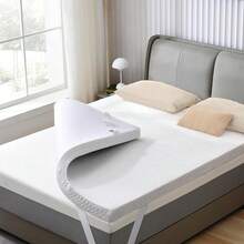 Sour Lemon 7/10cm Memory Foam Mattress Topper Soft Mattress Pad, Washable Cover For Box Spring Bed And Sofa Bed (180x200cm, White) - White - View 2