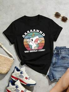 Women T-Shirts - 黑色 - 查看 1